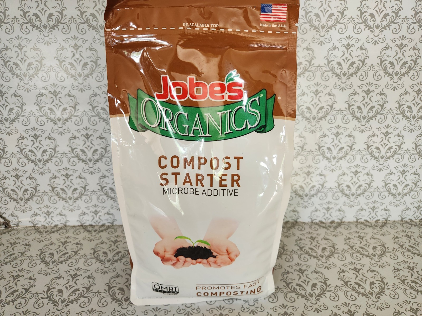 Jobe’s Organics Compost Starter Microbe Additive, 4lb Bag