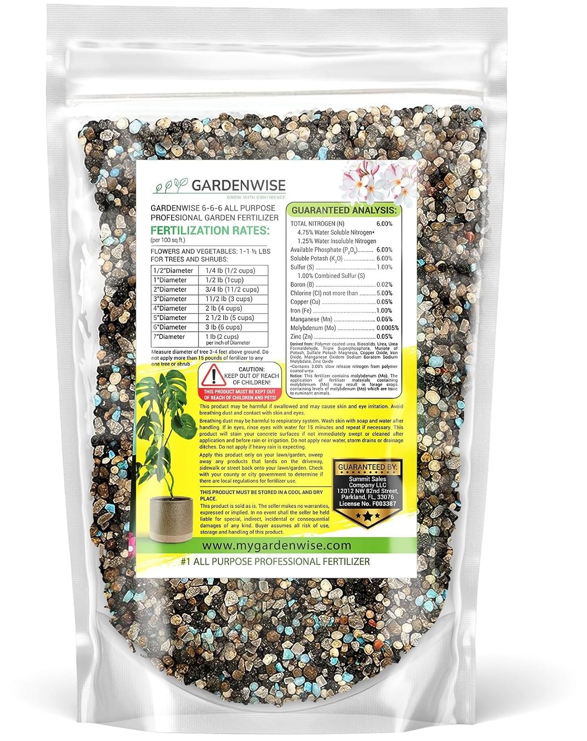 6-6-6 All-Purpose Professional Plant Food Fertilizer Ideal for Winter Care