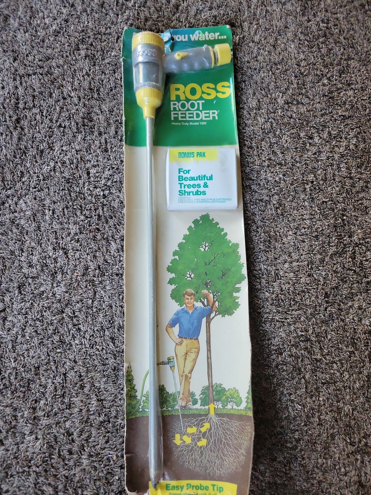SEALED VTG Ross Root Feeder Heavy Duty Model 1200 w/ Bonus Cartridges NEW NOS