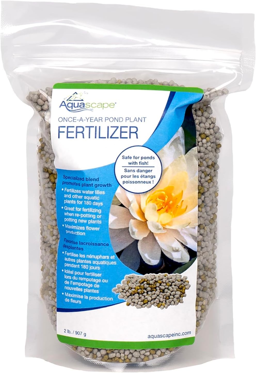 Aquascape Once-A-Year Pond Plant Fertilizer, Granular Formula, 2 lb (907 g), Sup