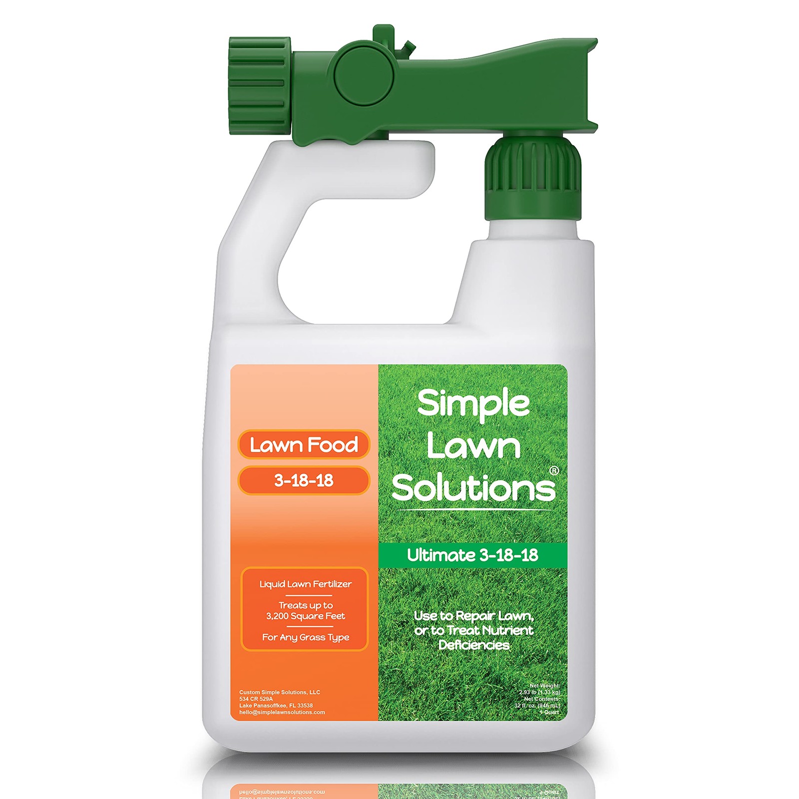 Ultimate 3-18-18 NPK- Lawn Food Quality Liquid Fertilizer- Easy to Use Concen…