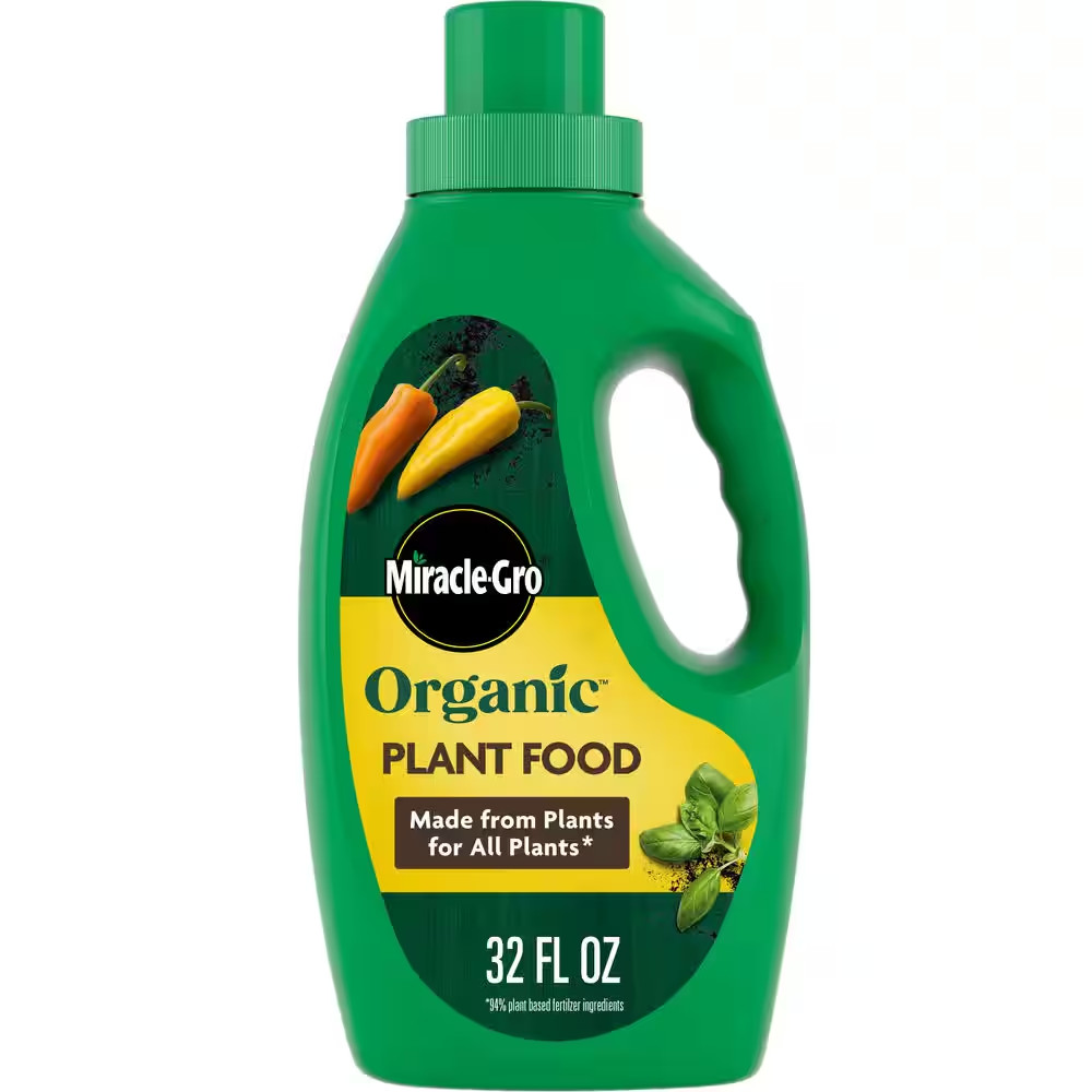 Organic Plant Food 32 Oz., All Purpose, Feeds Instantly, Use with Container Plan