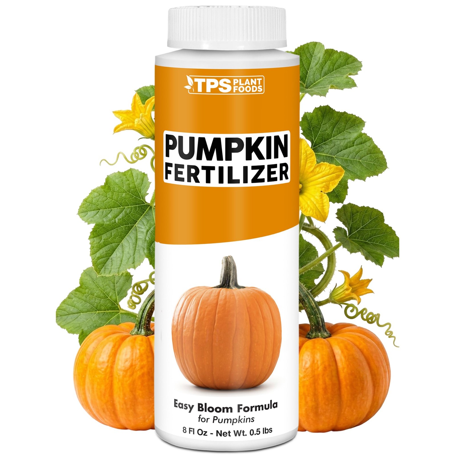 Pumpkin Fertilizer – Liquid Plant Food for Bigger Pumpkins, Vigorous Vines & Lar