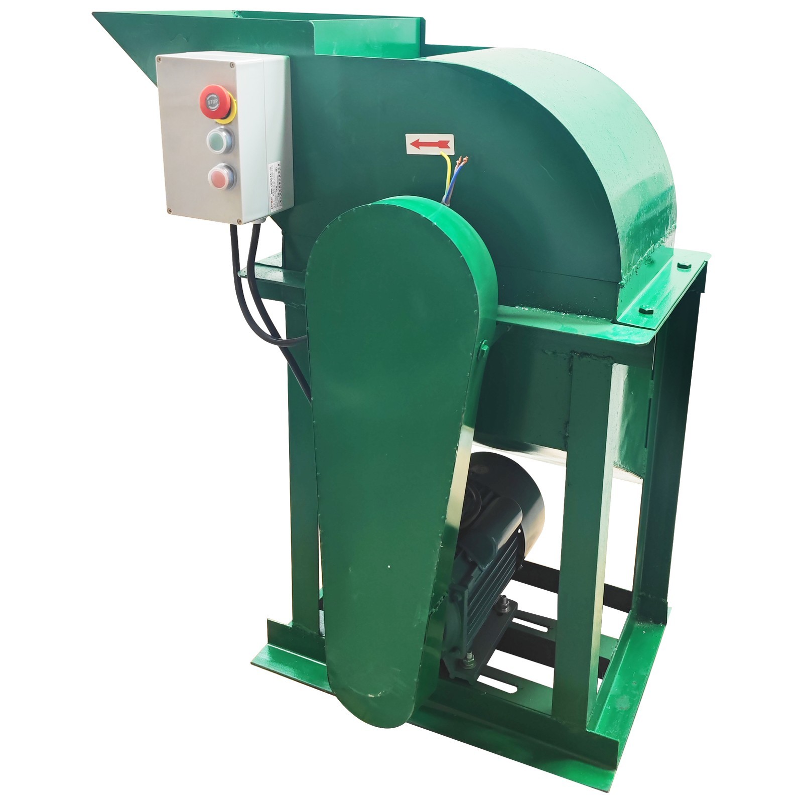 220V Soil Crusher Organic Fertilizer Crusher 3mm Screen 12 Hammer Blade 2-3Ton/H
