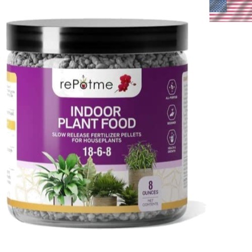 8 Oz Feed ME! Time Release Plant Food for Lasting Indoor Plant Health | 18-6-8
