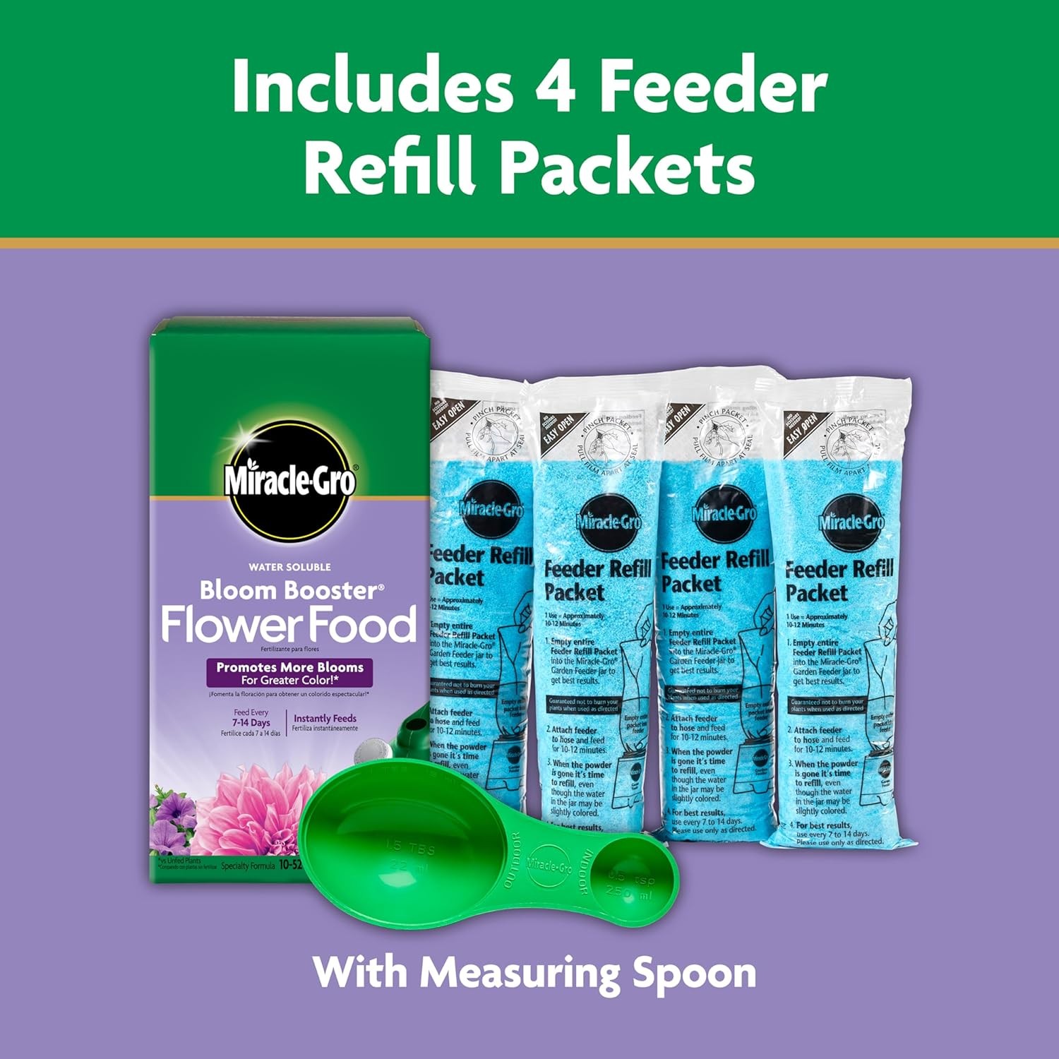 Miracle-Gro Water Soluble Bloom Booster Flower Food 4 lb