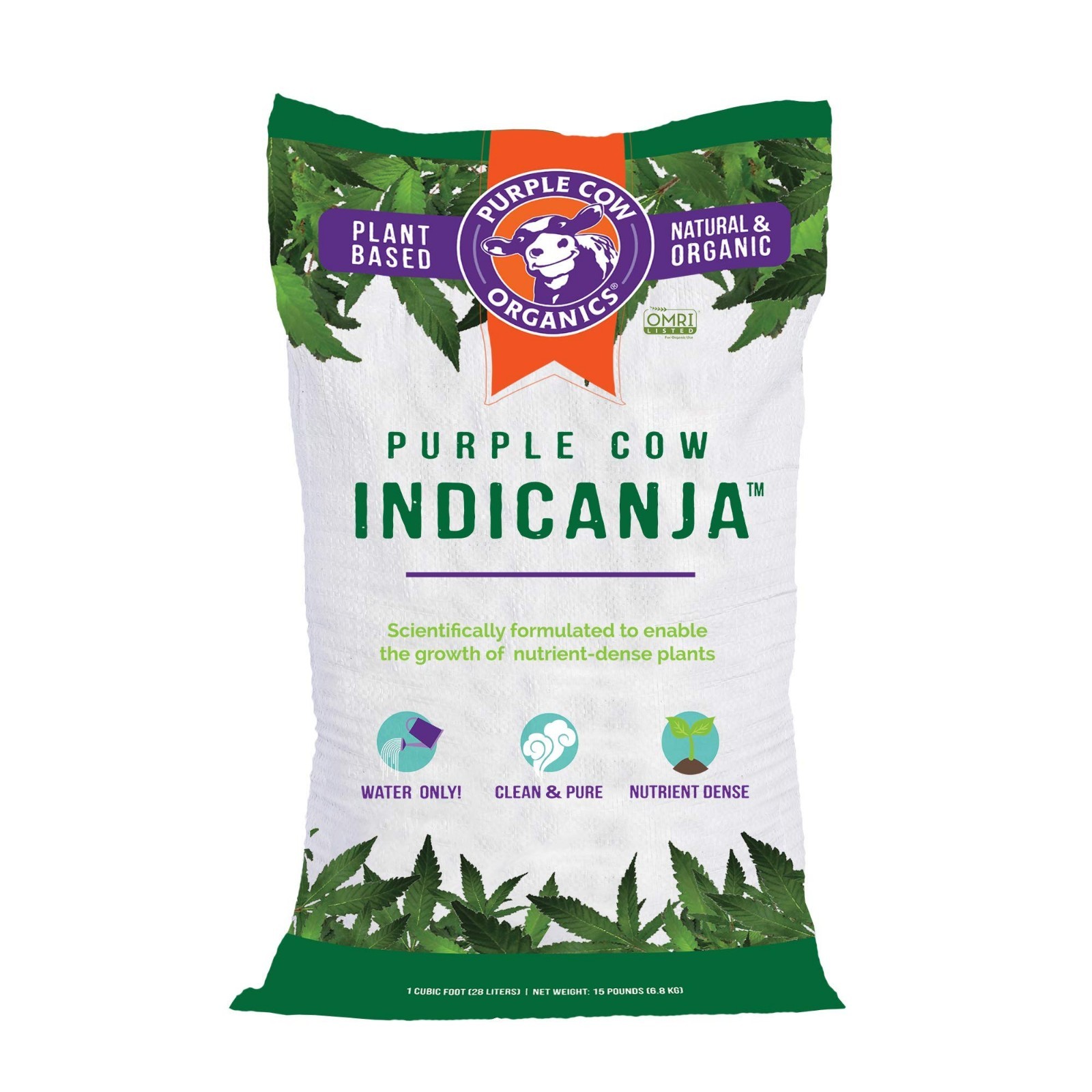 Organic Living Soil 1 Cubic Foot – Clean Plant-Based Super Soil for Growers