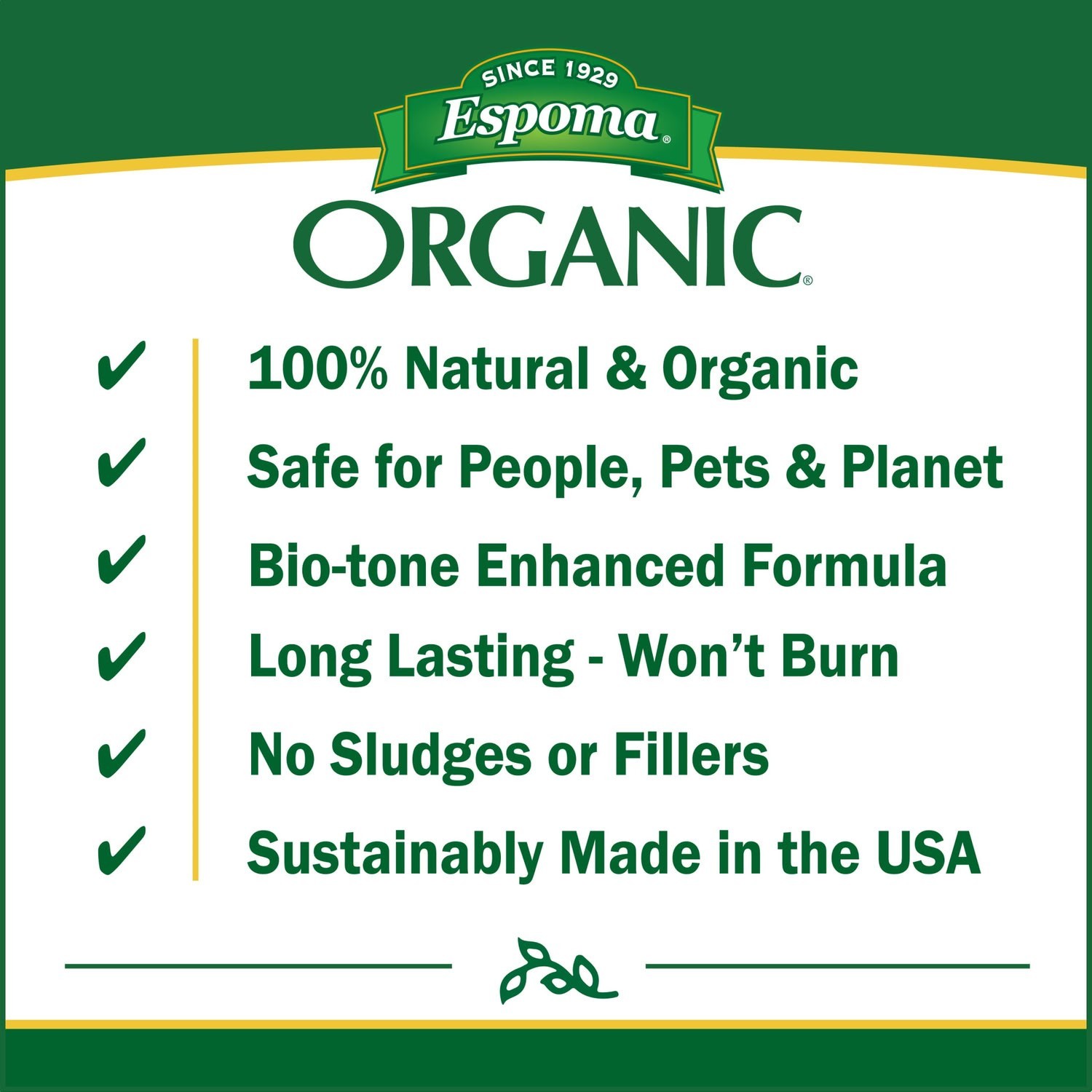 3 Pack Espoma Organic Garden-tone 3-4-4 Natural Plant Food 8lb Bag Kit