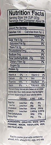 Moss Water Ground White Corn Grits 2 Lbs (Pack of 2)
