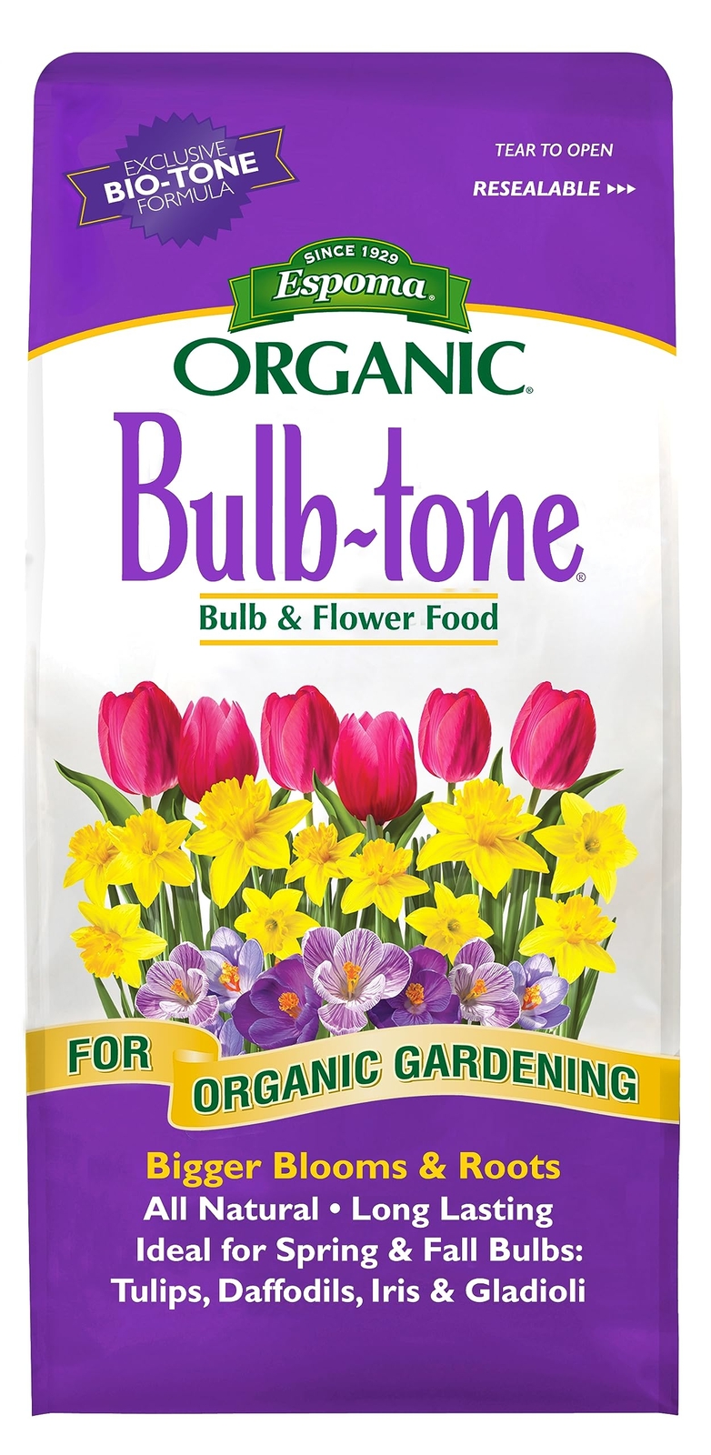 Bulb Tone Organic Fertilizer for Flowering Bulbs Tulips Daffodils Lilies 3 5 3