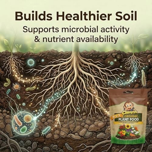 Organic 9-3-3 Plant Food Fertilizer, 4 lb – Higher Nitrogen for Faster Growth