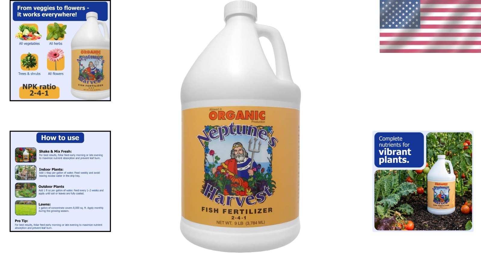 Neptune’s Harvest Fish Fertilizer Gallon