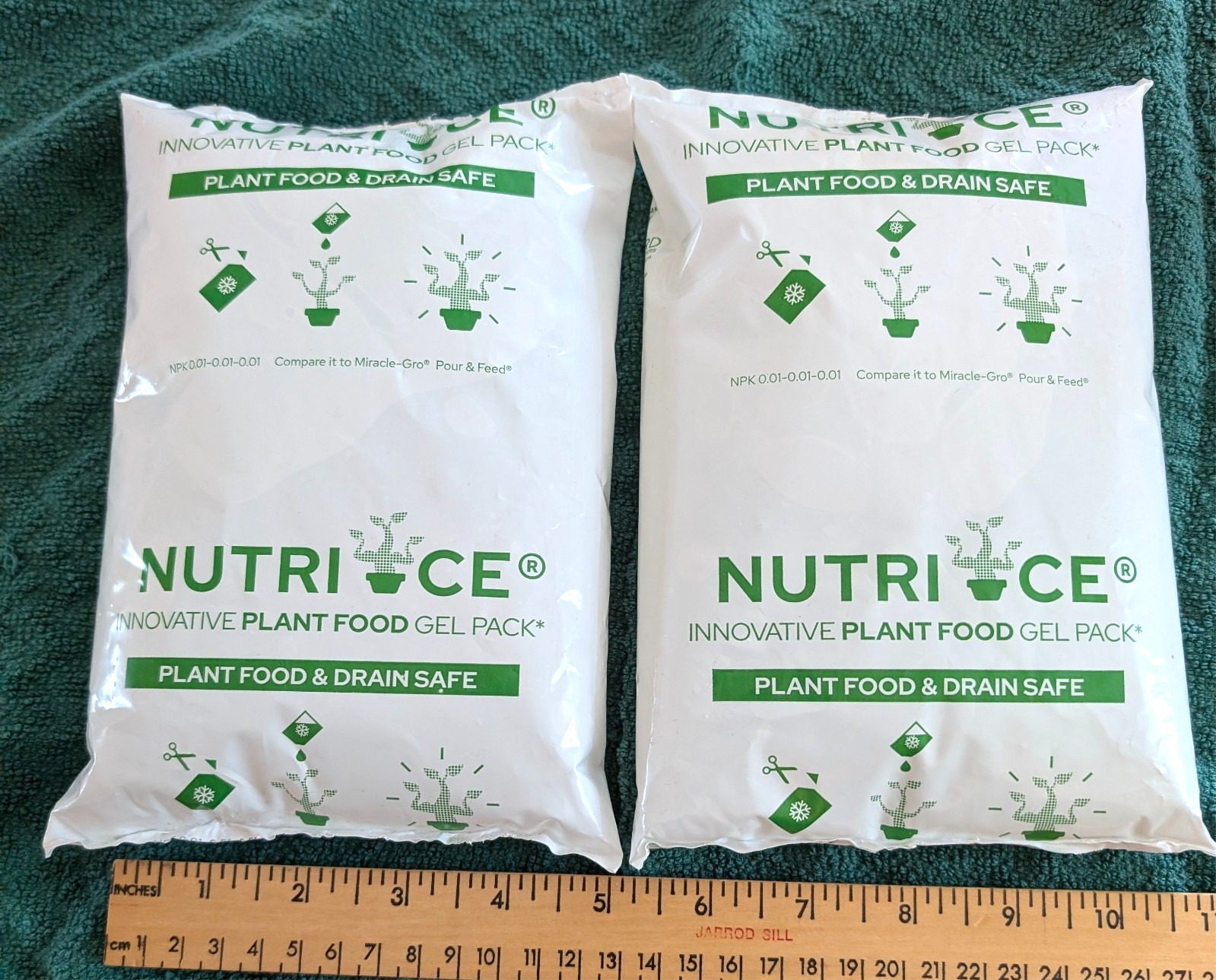 2 NUTRI ICE Plant Food/Fertilizer Gel Packs