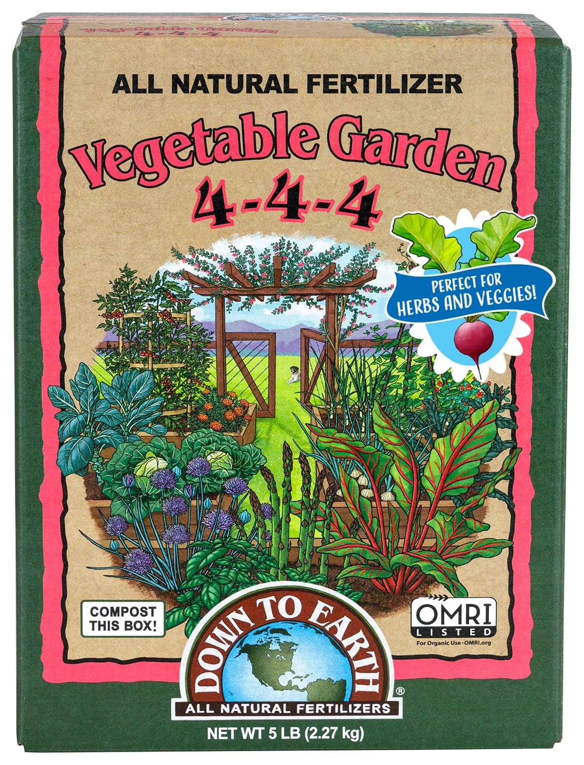 Organic Vegetable Garden – Plant Food for Vegetables, Herbs, Greens and Raise…