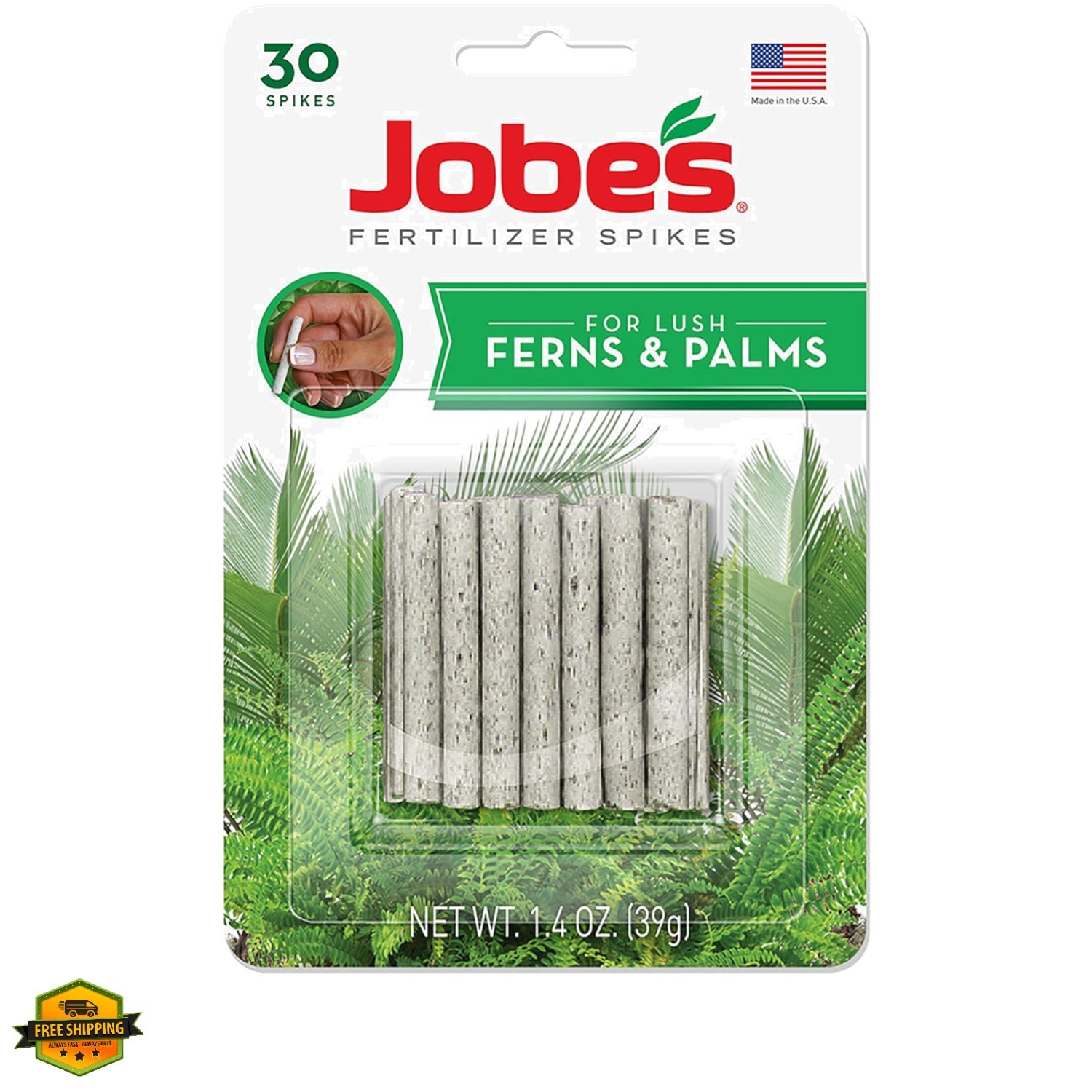 Plant Food Fertilizer Spikes, Easy Plant Care for All Ferns and Palm Plants, …