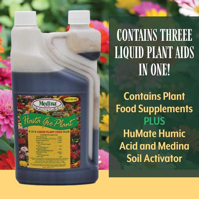 Medina 1-Quart 6-12-6 Liquid All-purpose Food