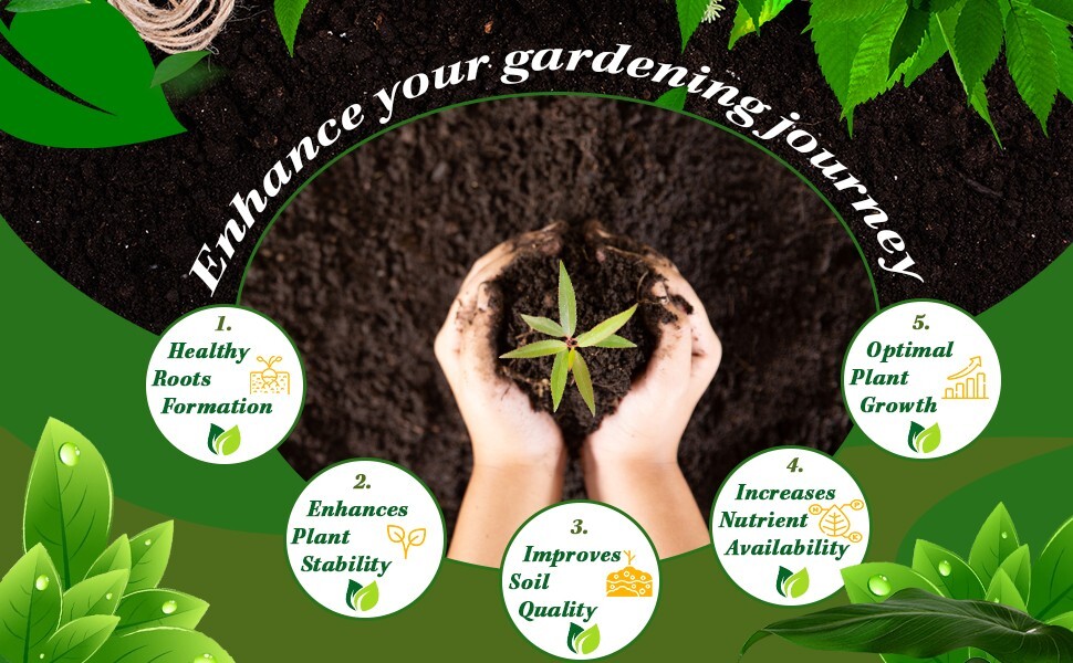 Organic Compost Plant Based Potting Soil, Garden Fertilizer, Boosts Growth 12qt