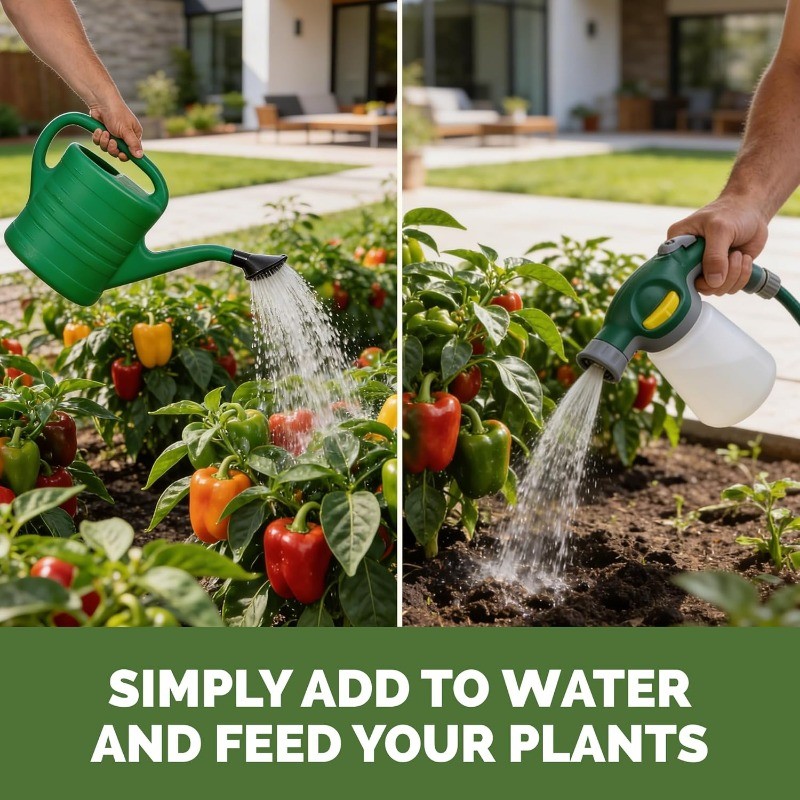 Pepper Fertilizer Liquid Plant Food Bigger Harvests Better Flowering Stronger
