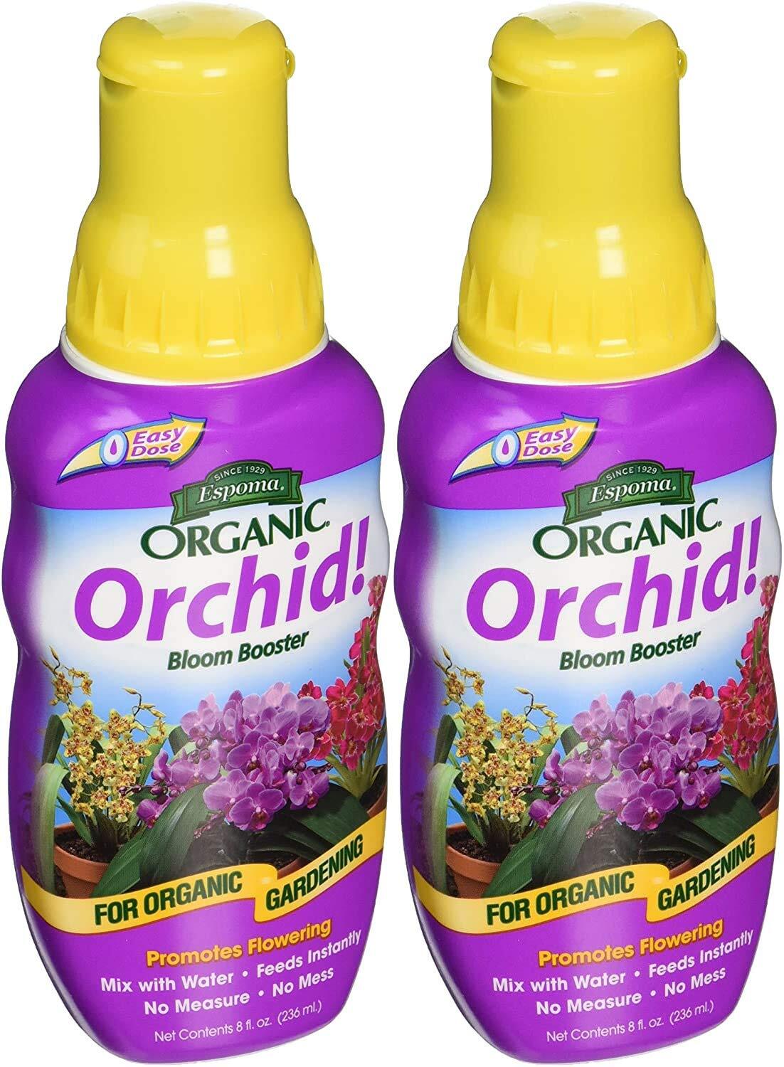 Espoma ORPF8 8 oz Organic Orchid Bloom Booster Fertilizer Food – Pack of 2