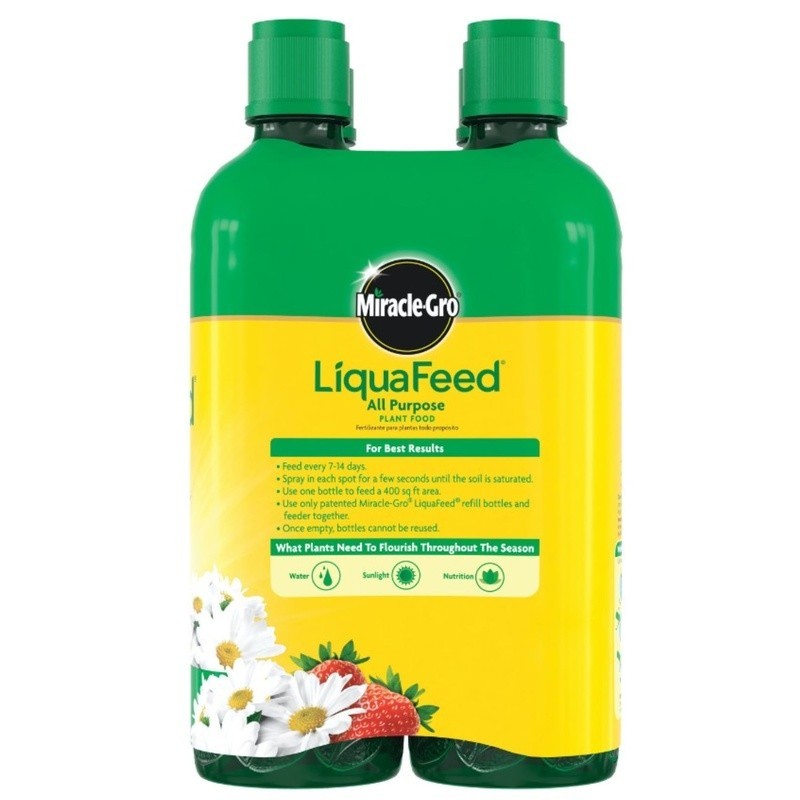 LiquaFeed All Purpose Plant Food Fertilizer Bottles Flowers Veggies Trees New