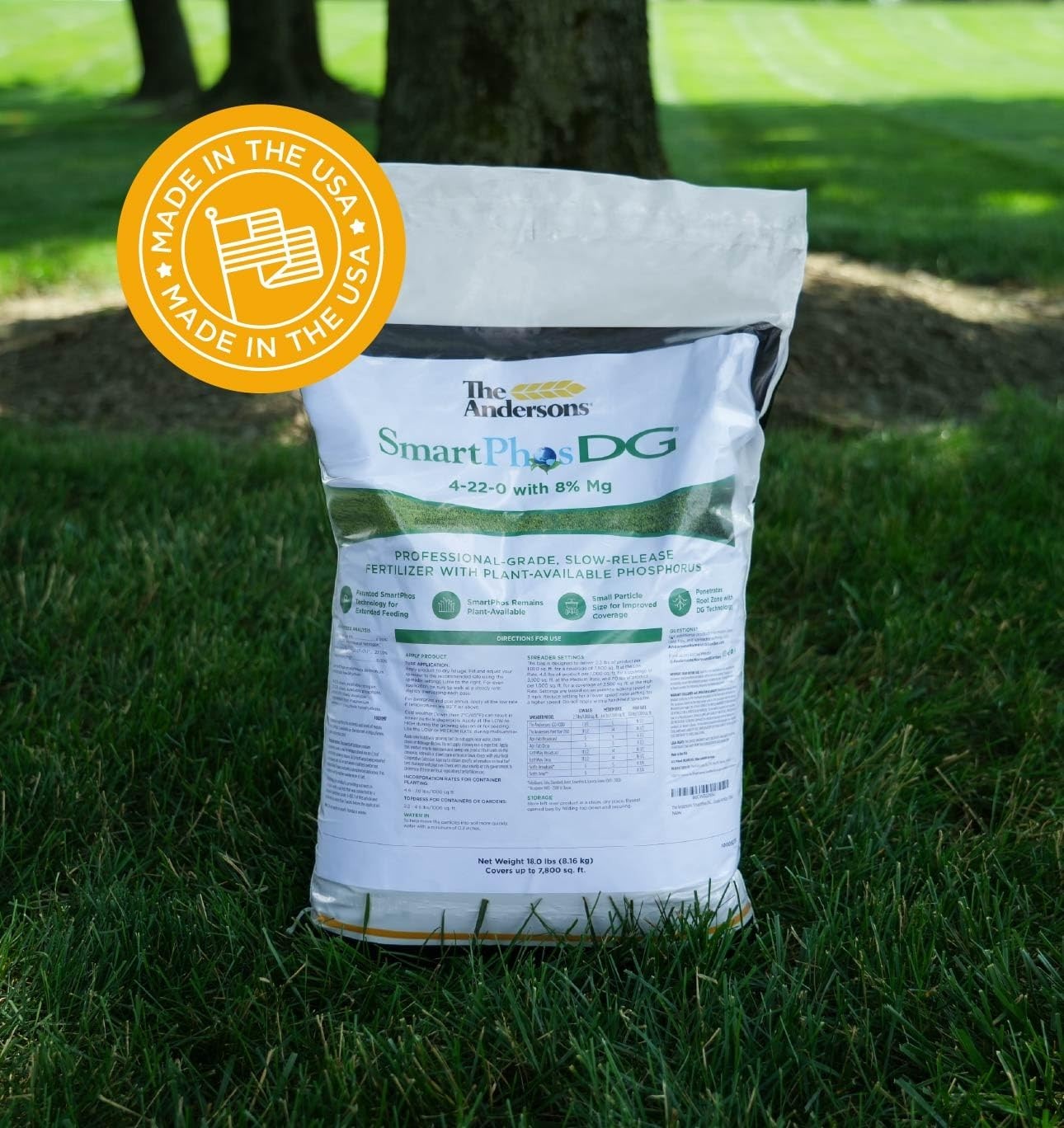 Professional-Grade SmartPhos DG 4-22-0 Fertilizer – 18lbs, High Nutrient Formula