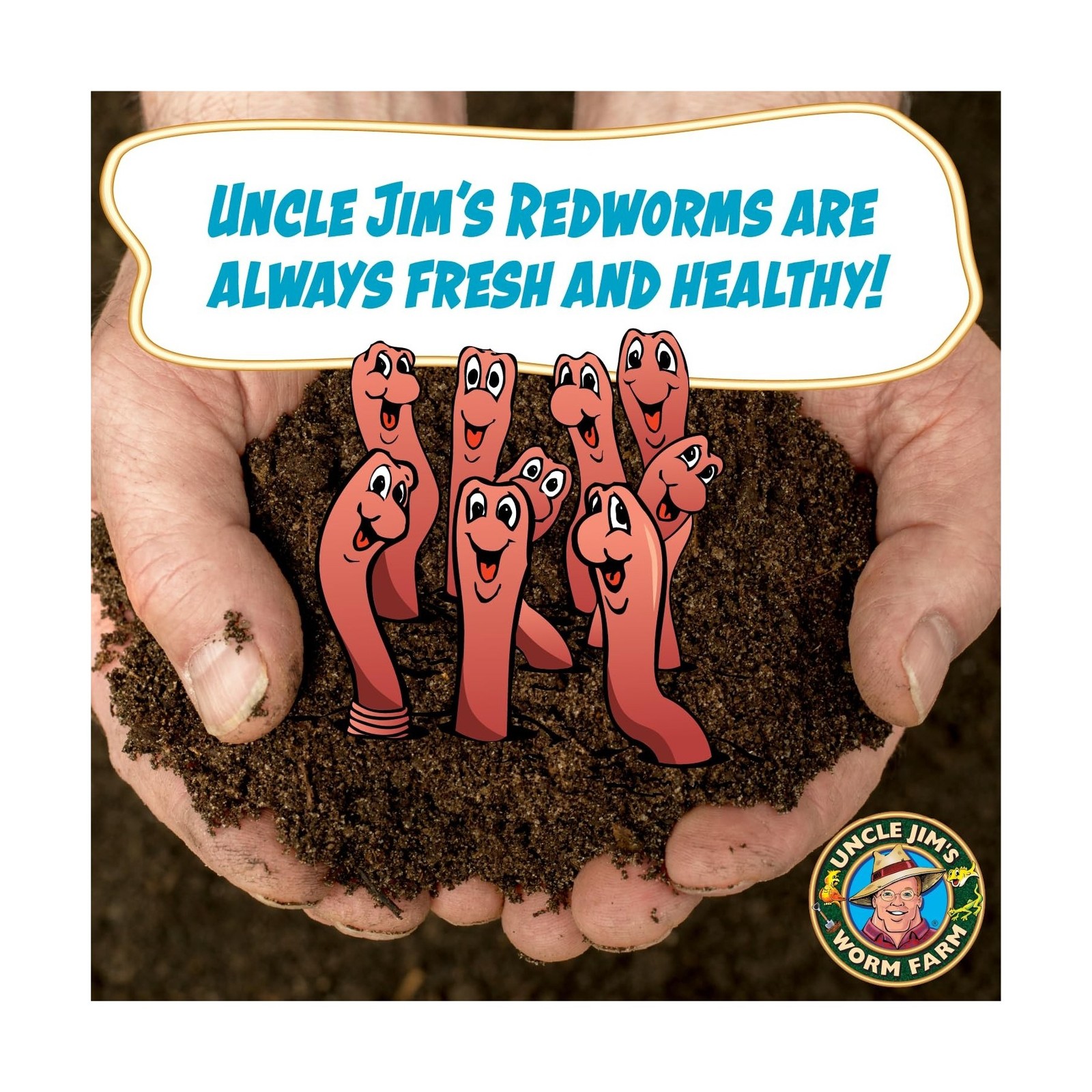Uncle Jim’s Worm Farm 2000 Count Red Wiggler Composting Worms Mix for Garden …