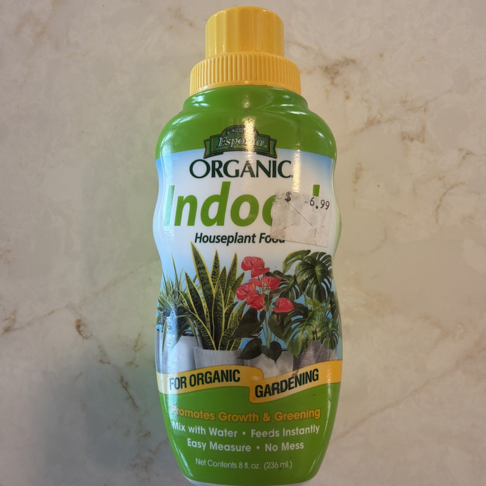 Espoma Organic Indoor! Plant Food for Large & Small Houseplants, 8oz
