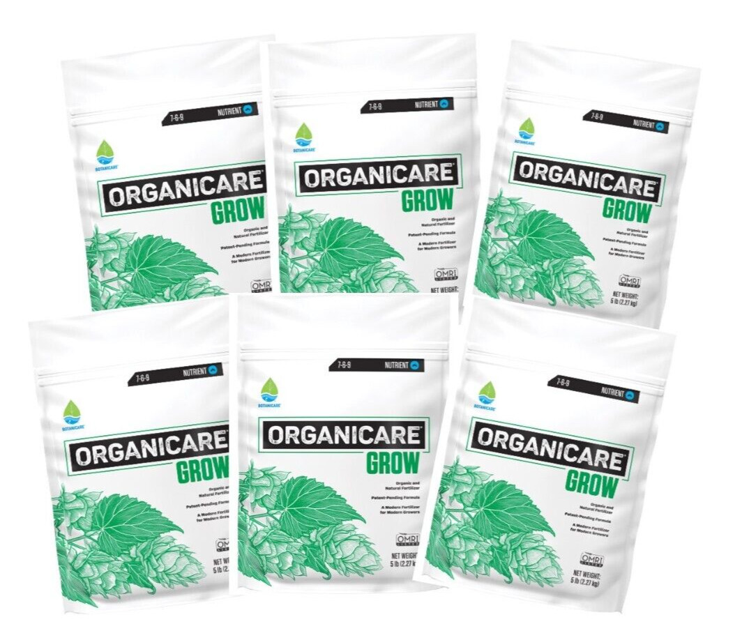 **CASE OF 6** Botanicare Organicare Grow 7-6-9 Organic Fertilizer – 30lb Total!!