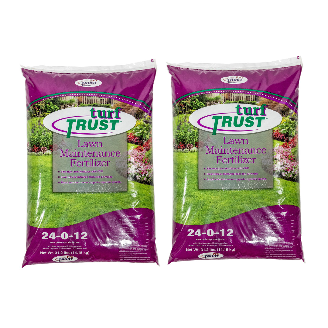 Turf Trust 10M Lawn Maintenance Fertilizer 24-0-12 (Pack of 2)