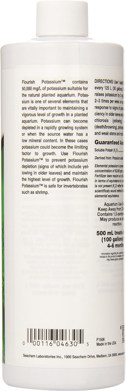 High Potassium Concentration Flourish Potassium 500ml – Ideal for Aquatic Plants