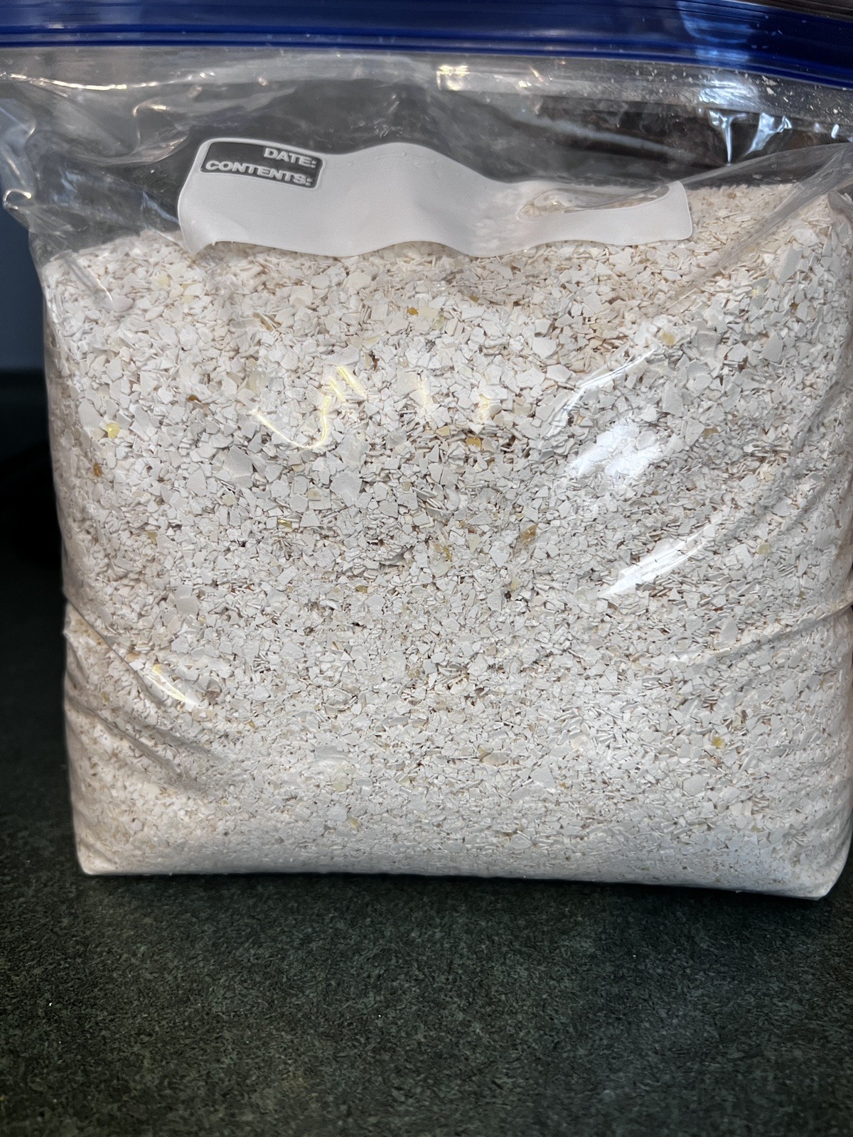 Farm Fresh Crushed Eggshells 1 lb Bag Calcium Fertilizer Egg Shells From USA