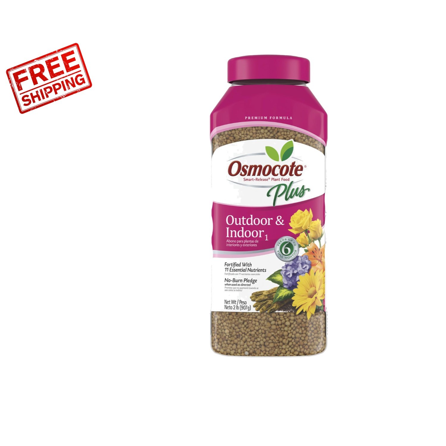 Smart-Release Plant Food: 2 lbs Granular Fertilizer for Indoor & Outdoor Plants