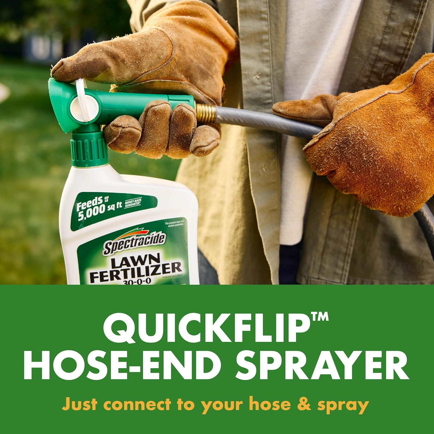Lawn Fertilizer 30-0-0, 3 Count, 2-In-1 Formula Boosts Overall Lawn Strength, Pr