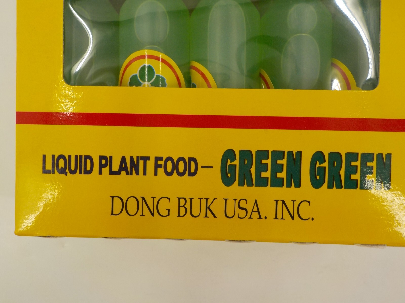 Green Green Liquid Plant Food 10 Pack of 36ml Bottles Instructions on Back NIP