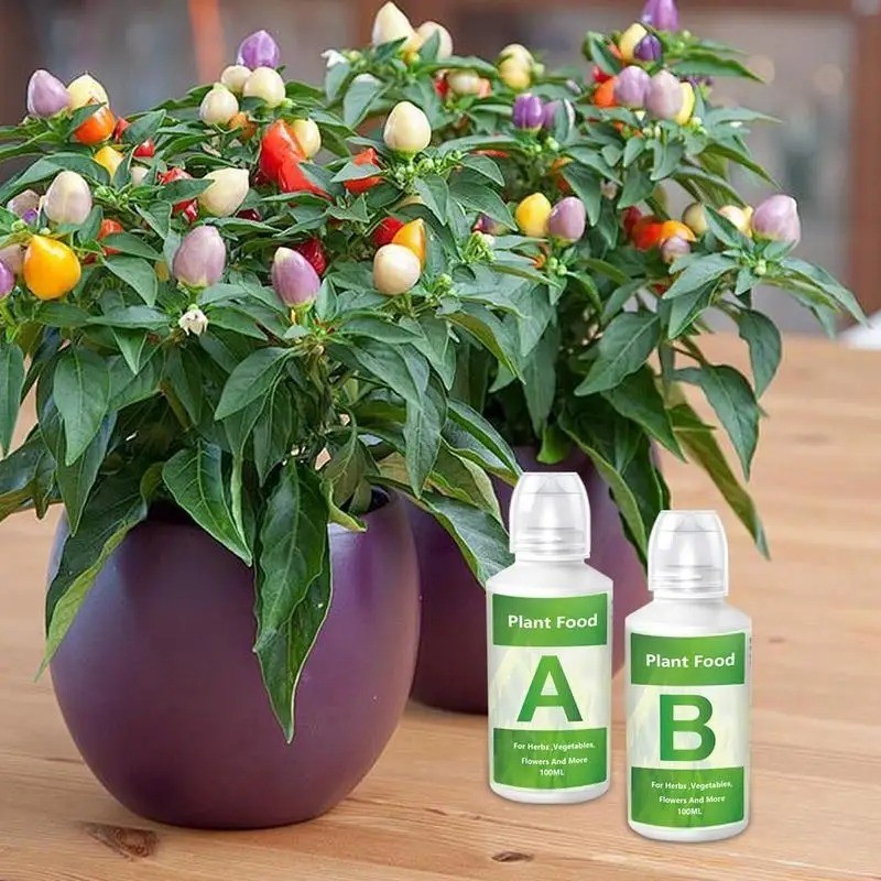 Fertilizer a and B Hydroponic Garden Plant Food Plant Fertilizer for Flowers Veg