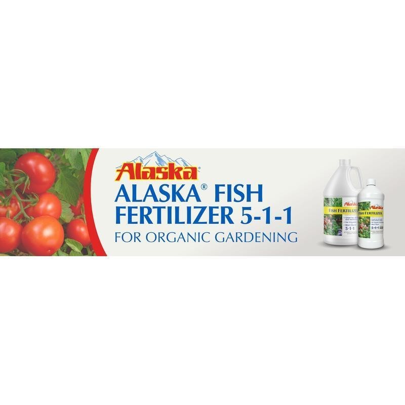 Organic Fish Emulsion Fertilizer 5-1-1 Plant Food Flowers Vegetables 1 Gal New