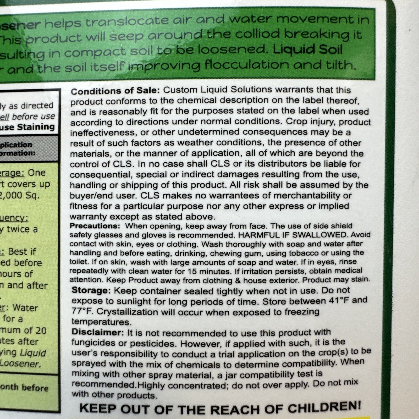 Simple Lawn Solutions Liquid Soil Loosener Liquid Aeration 1 Quart 32 Oz.