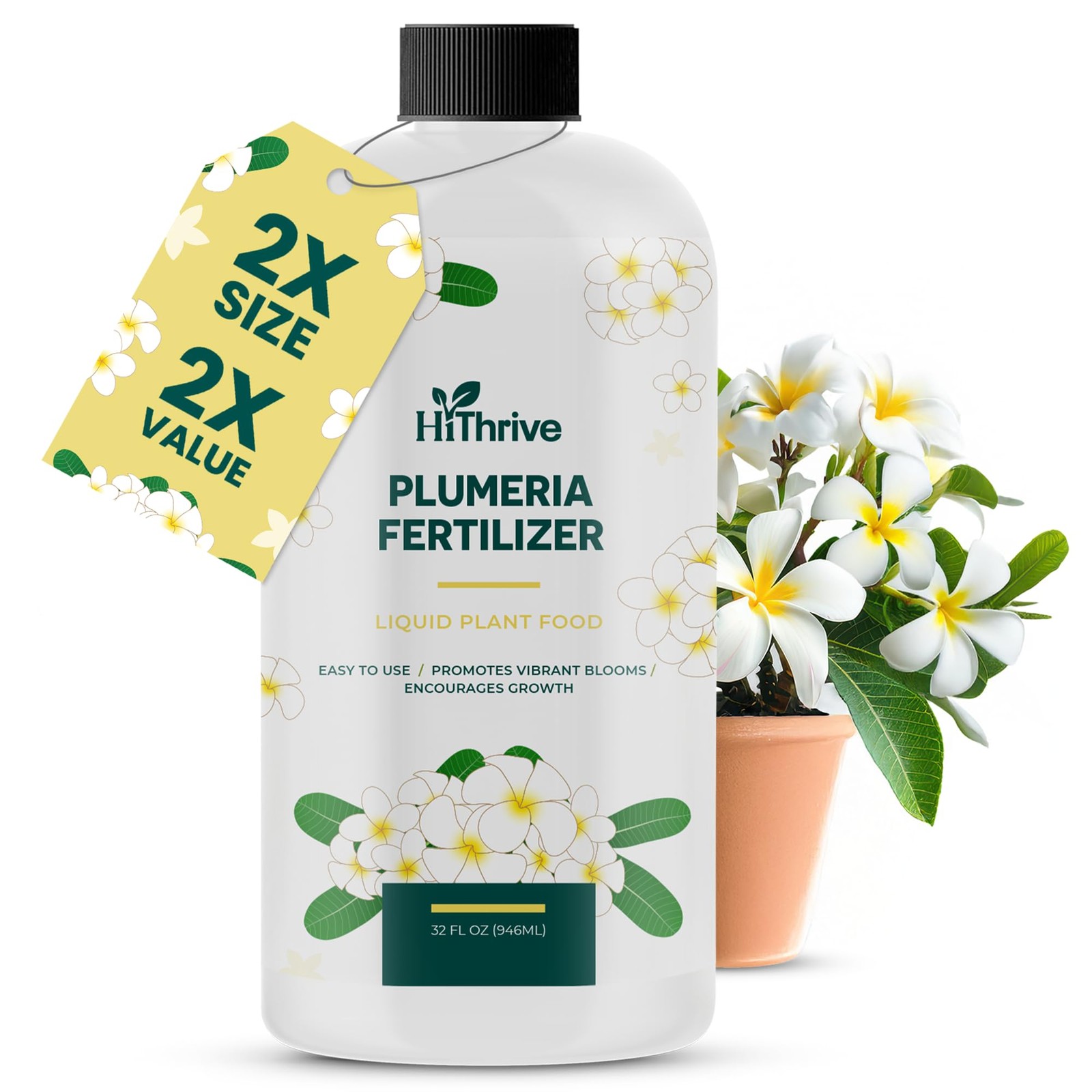 32oz Plumeria Fertilizer – Makes 32 Gallons of Liquid Plant 32 oz (1 Quart)