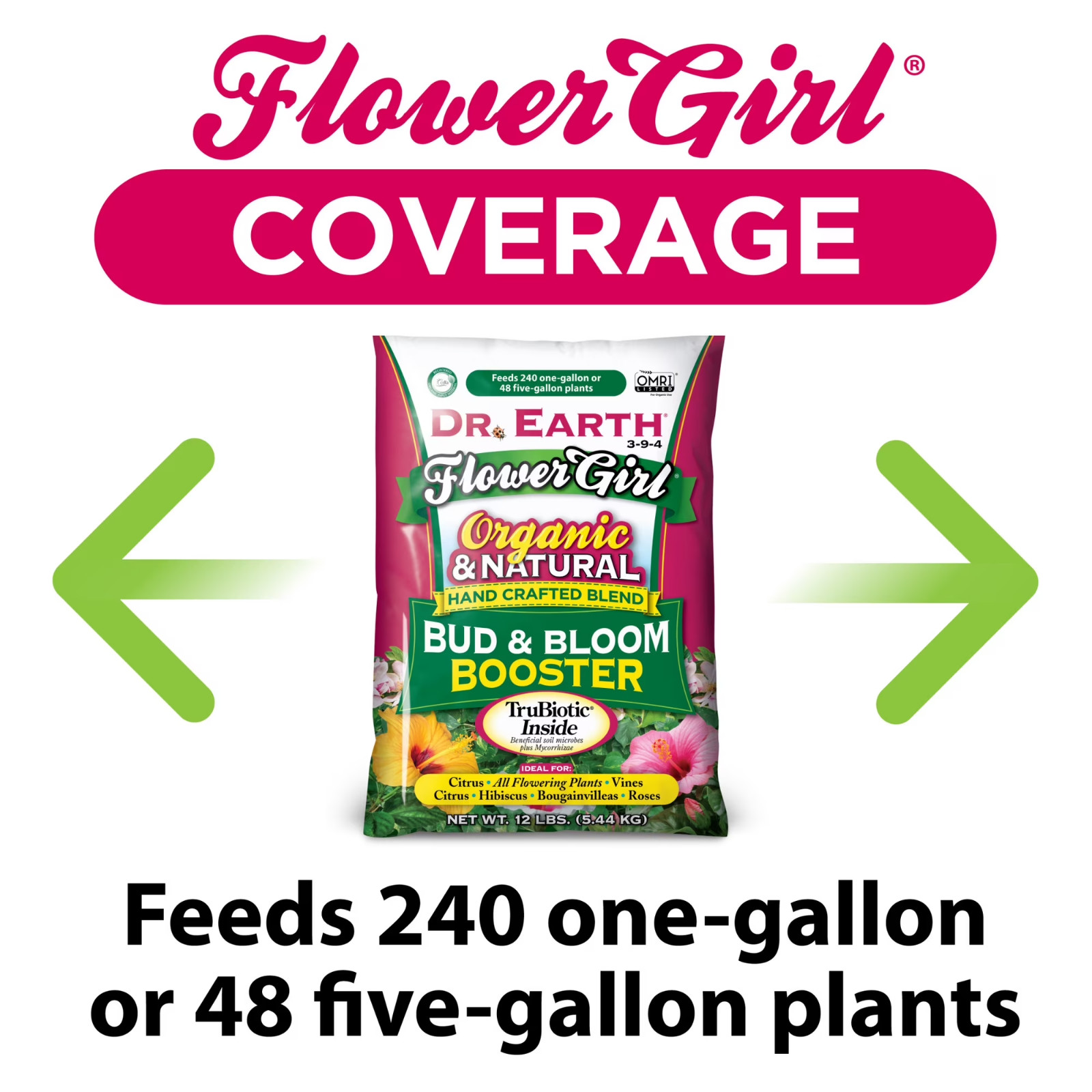 Dr. Earth Flower Girl Bud & Bloom Booster 3-9-4 12 lb