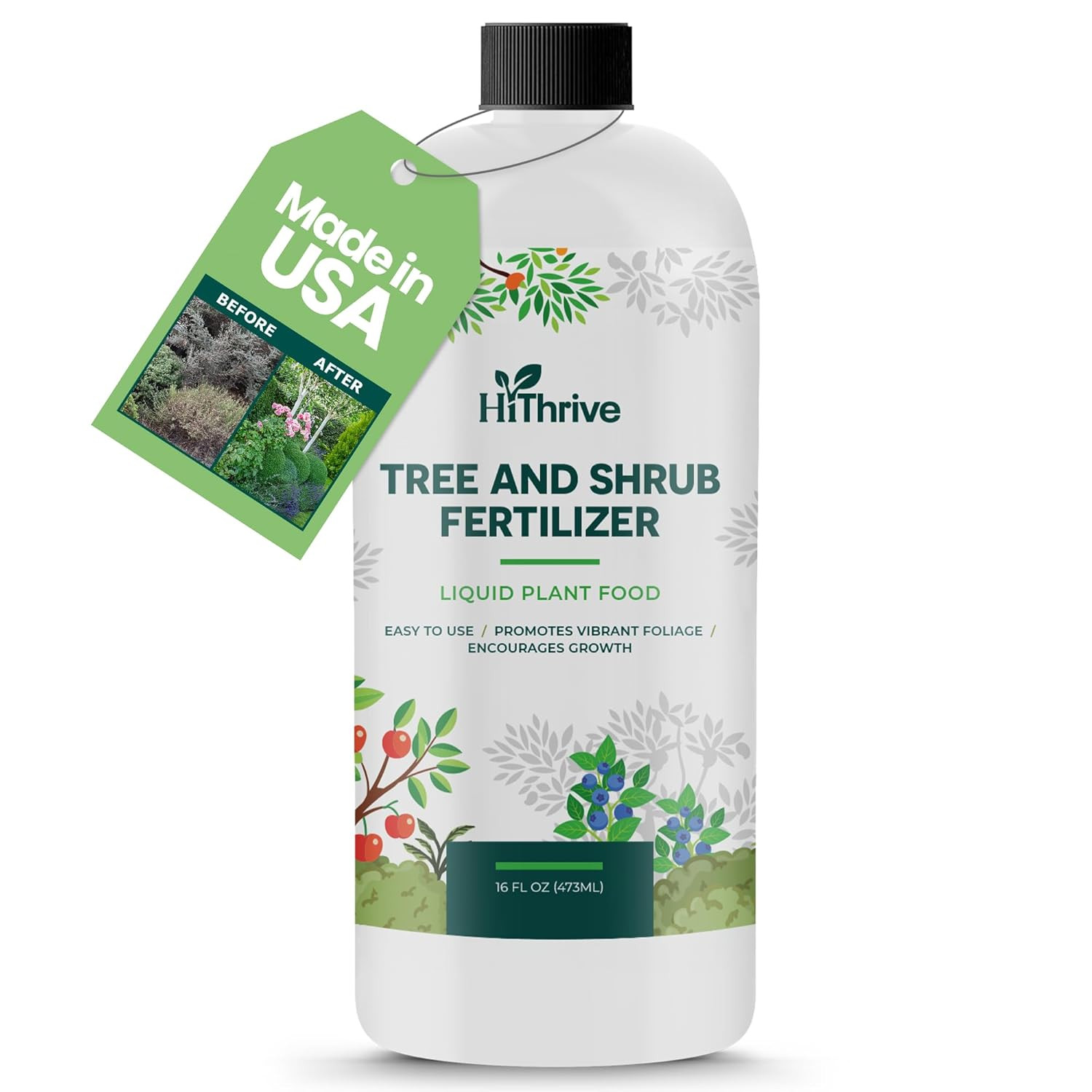 16Oz Tree and Shrub Plant Food – Makes 16 Gallons of Tree and Shrub Fertilizer,