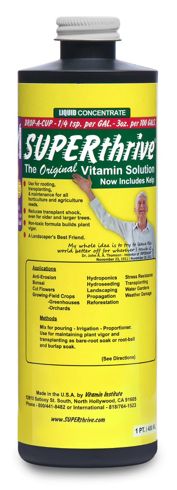 Superthrive Plant Food 16 oz. 1 Pint B Vitamins