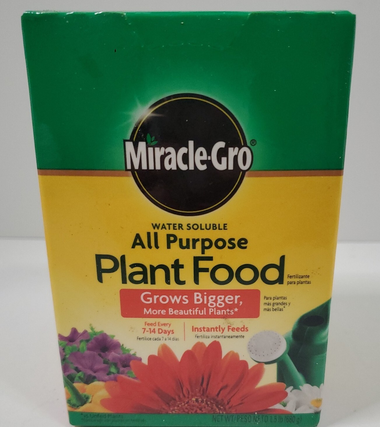 Miracle Grow Water-Soluble 1.5lb. All Purpose Plant Food All Season Grow BIgger