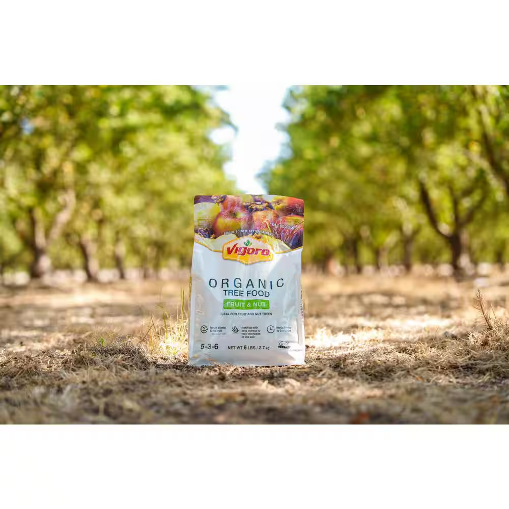 6 Lb. Organic Fruit and Nut Tree Dry Food Fertilizer 5-3-6 (6-Pack)