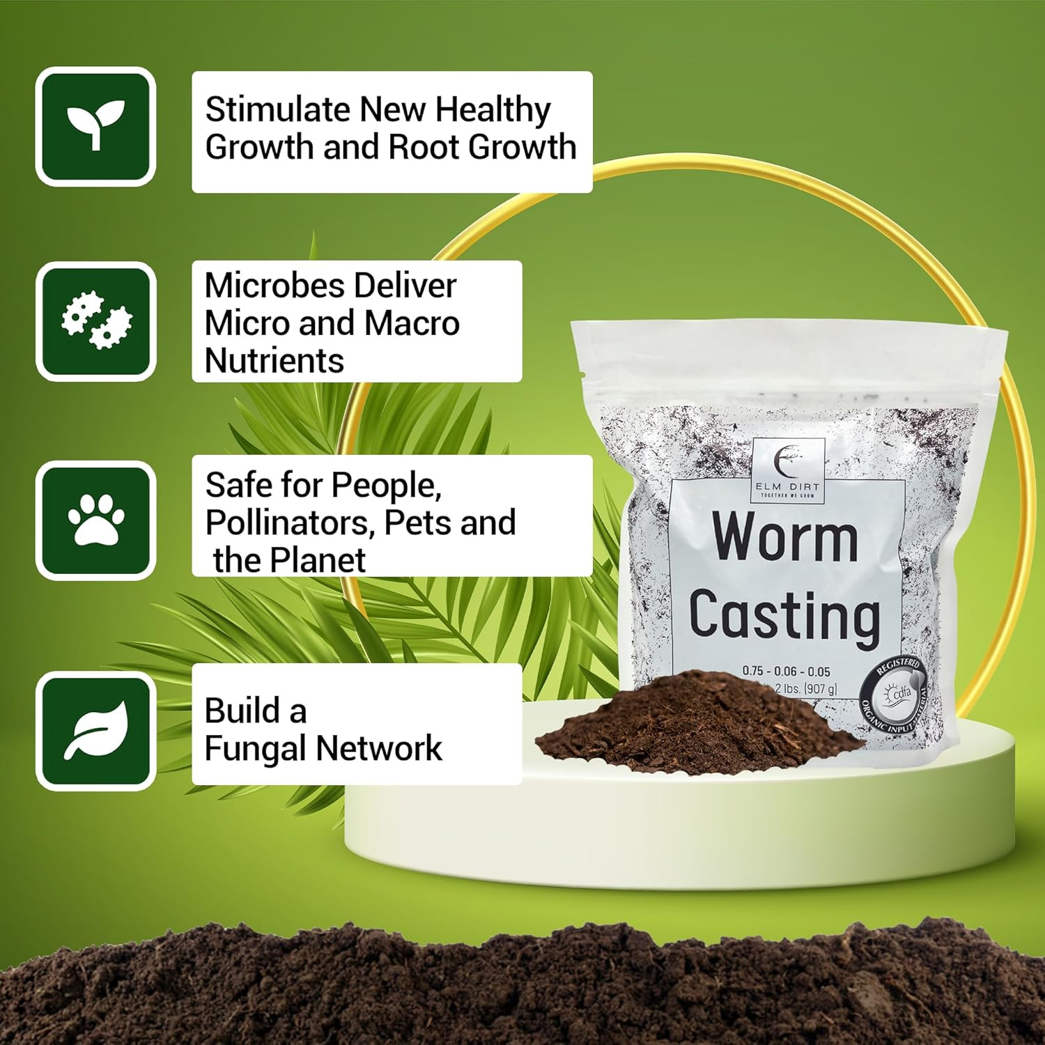 Worm Castings for Plants – Worm Castings Organic Fertilizer | 100% Organic Plant