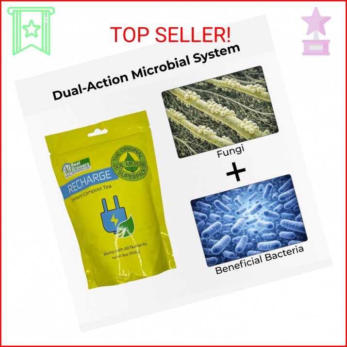 Real Growers Recharge 2 oz – Explosive Root Growth with Mycorrhizae for Living S