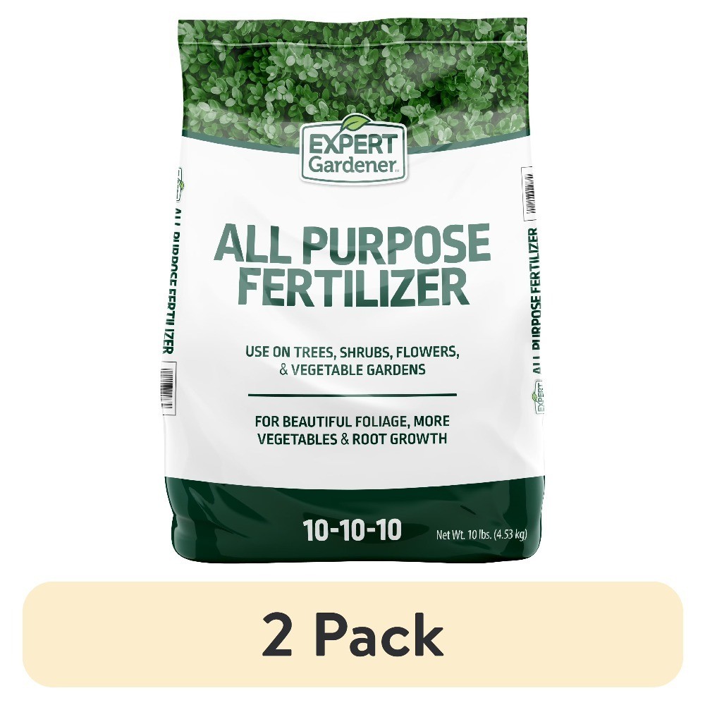 (2 pack) All Purpose Plant Fertilizer, 10-10-10 Fertilizer, 10 lb.