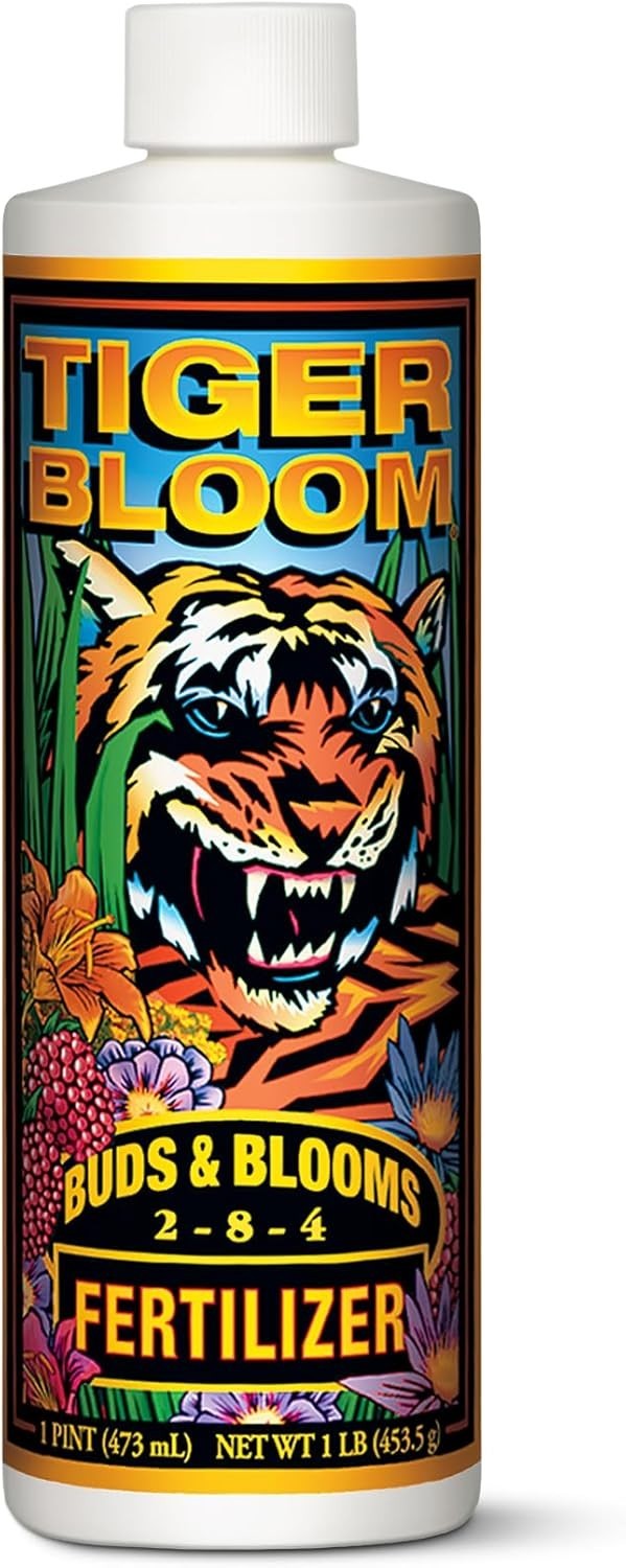 FoxFarm Tiger Bloom 2-8-4 Liquid Fertilizer Concentrate Flower Fruit Bud Booster