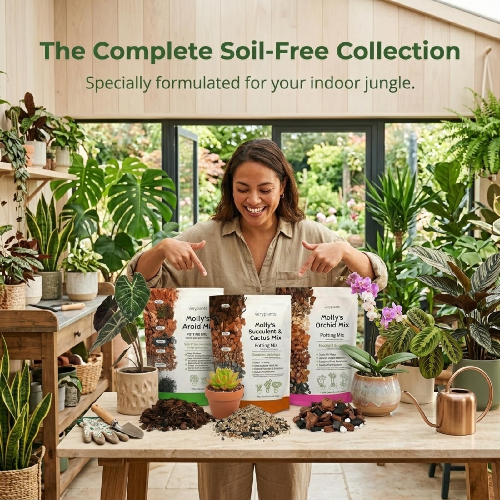 Molly’s Aroid Potting Mix, Chunky Soil-Free for Indoor Plants 10 Dry Quarts |…