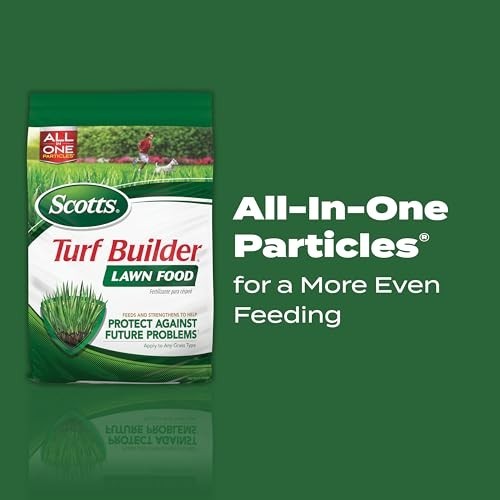 Lawn Fertilizer for All Grass Types – 15,000 sq ft Coverage, 37.5 lbs, Turf Buil
