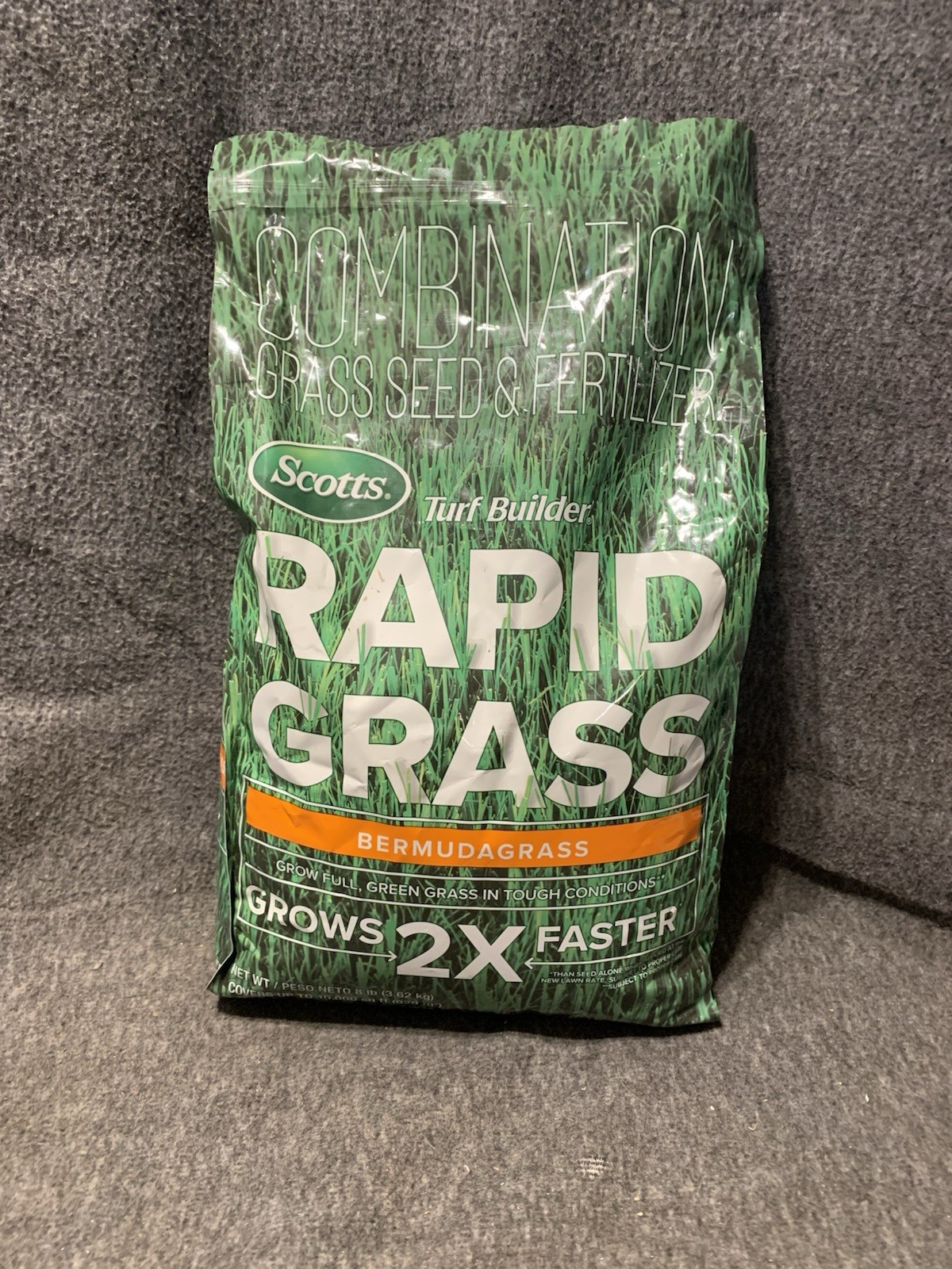 Scotts Combination Turf Builder Rapid Grass Seed Fertilizer Bermudagrass 8 Lbs